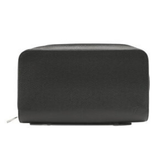 LOUIS VUITTON Long Wallet Zippy XL Taiga Ardoise Black - Picture 1 of 14
